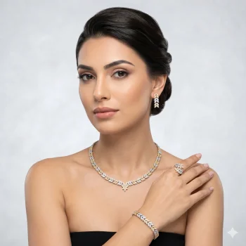 طقم عرايسي فاخر مكس سبلة مرصع