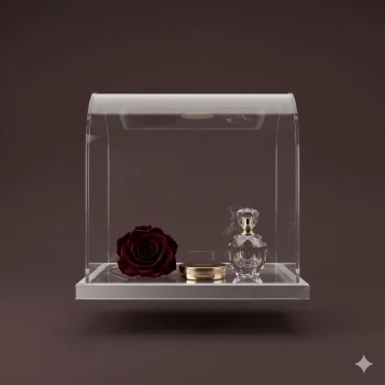 صندوق قاعدة فضي قوس second