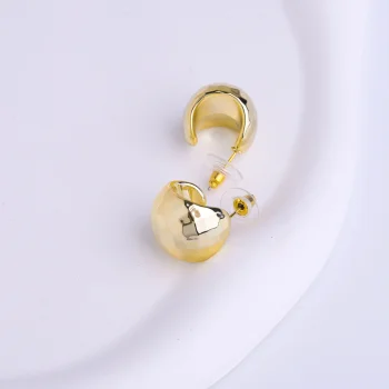 حلق طابة معرج ذهبي second