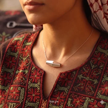 سنسال فضة عجمة الزيتون
