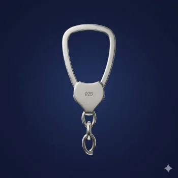 ميداليا فل فضة قفل